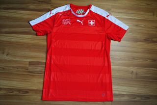 Switzerland 2016/2017/2018 Home Football Shirt Jersey Puma Size Mens Medium