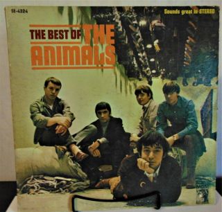 The Animals ‎ - The Best Of The Animals - 1966 Mgm Mgm Records ‎ Se - 4324 Vinyl Lp