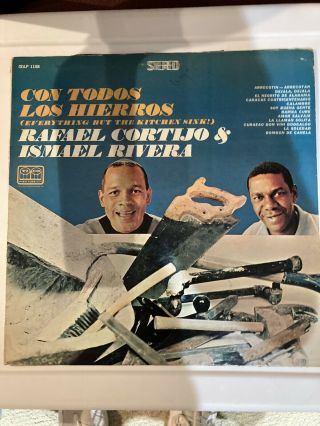 Rafael Cartijo & Ismael Rivera " Con Todos Los Hierros " Vinyl Lp Vg,