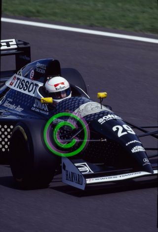 Racing 35mm Slide F1 Andrea De Cesaris - Sauber 1994 Italy Formula 1