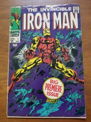 The Invincible Iron Man 1 Marvel Comics 1968 Tony Stark
