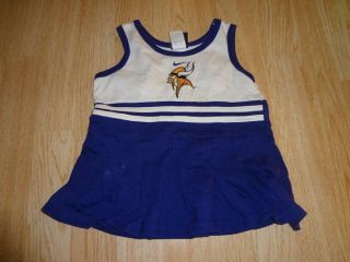 Infant/baby Minnesota Vikings 18 Mo Nike Cheerleader Cheer Outfit