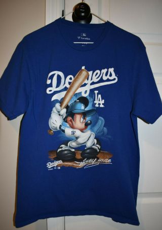 Fanatics | Disney Los Angeles Dodgers Mickey Mouse Mens T - Shirt Size Medium