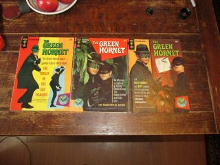 " The Green Hornet " Comics - 1 & 2 & 3,  1966 & 1967 Gold Key Fine Or Bet