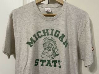 Mitten State Msu Michigan State Spartans Gruff Sparty T - Shirt Unisex Men’s Large