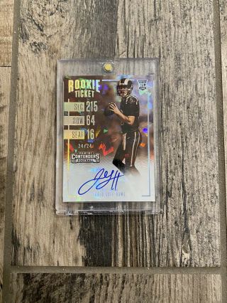 2016 Panini Contenders Ticket /24 Cracked Ice Jared Goff 301 Rookie Auto