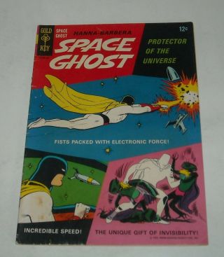 Hanna Barbera Space Ghost 1 Gold Key Comics 1965 Cartoon Hero Dino Boy