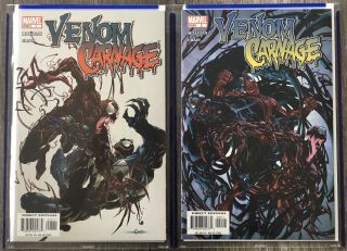 Marvel Comics: Venom Vs Carnage 1 - 4 Complete Set - Toxin Intro 2004 Full Set