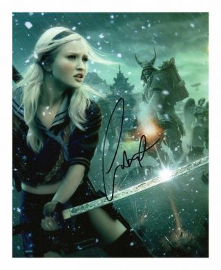Emily Browning Autographed Signed A4 Pp Poster Photo Print 2
