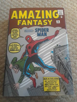 Spider - Man Omnibus Vol.  1 Stan Lee Steve Ditko 2016 Hardcover Oop Marvel