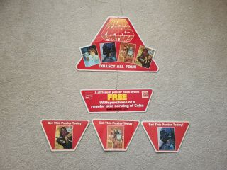 Rare Hard To Find 1978 Star Wars Burger King Poster Hanging Mobile Display