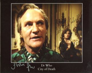 Doctor Who City Of Death Cast Signed Photo - Glover & Schell