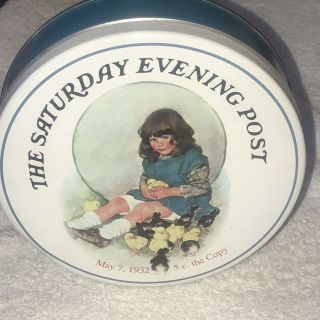 Vintage Collector (the Saturday Evening Post Round Tin May 7,  1932)