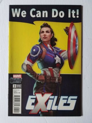 Exiles 3 1:10 Variant 1st Peggy Carter Captain America What If? (marvel)