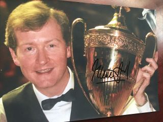 Steve Davis A4 Photo Print With Signature Snooker World Uk Masters Champion