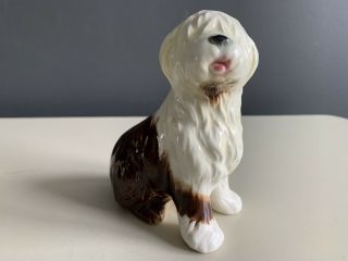 Vtg Goebel Sheep Dog Porcelain Figurine W.  Germany 30 513 10 4.  5 "