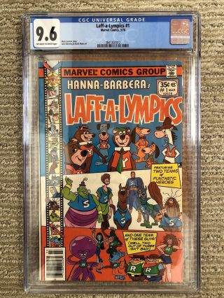 Hanna - Barbera Laff - A - Lympics 1 Marvel Comic 1978 Cgc 9.  6 Owtwp