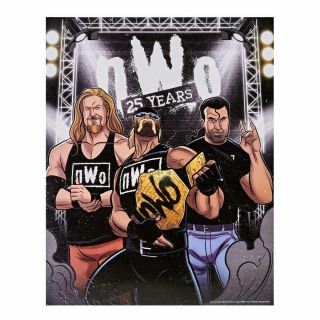 Wwe: Wcw Bash At The Beach 11x14 Poster Nwo (only Available From Le Box)