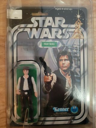 Vintage Kenner Star Wars Action Figure Han Solo No.  38260 12 Back Card