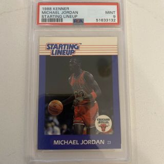1988 Kenner Michael Jordan Starting Lineup Psa 9 Fresh Slab Only 39 Higher