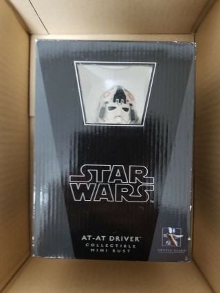 Gentle Giant Star Wars At - At Driver Collectible Mini Bust 1905/2500 From Jp Rare