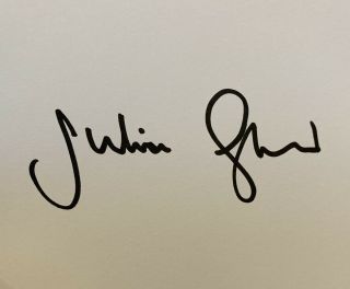 Julian Glover Hand Signed 6x4 Card Indiana Jones Star Wars Actor Film Movie