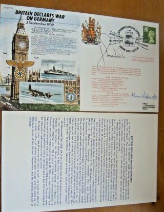 50th Anniversary World War 2 Signed By Colonel James Goodson Usaaf Cover