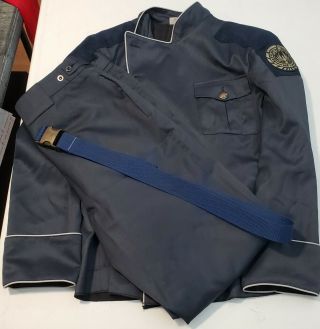 Anovos Battlestar Galactica Commanders Duty Blue Suit,  Cosplay Costume Comic Con