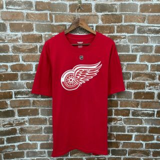 Reebok Nhl Detroit Red Wings Henrik Zetterberg Jersey Tee T - Shirt Size 2xl Xxl