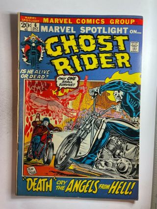 Marvel Spotlight 6 (1972) 2nd Appearance Ghost Rider Johnny Blaze