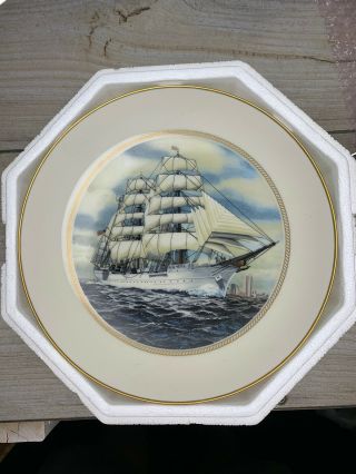Danbury Official Tall Ships “eagle - United States” 8” China Plate N105