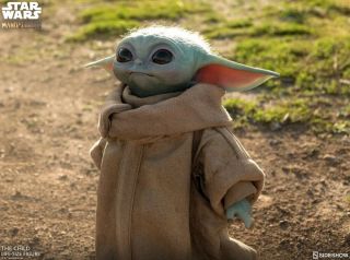 Star Wars - Sideshow The Child Baby Yoda Life - Size Figure (shipper Box)