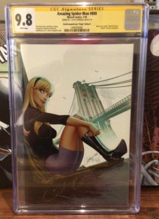 The Spider - Man,  Vol.  4,  800bp - Graded And Signed By J.  Scott Campbell