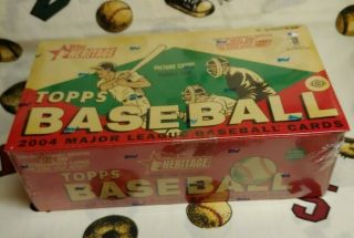 2004 Topps Heritage Baseball Box Hobby Factory Rare Now 1955 Style 2