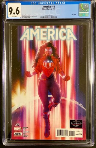 America 12 Cgc 9.  6 Last Issue Very Low Print Run America Chavez Dr Strange Mcu