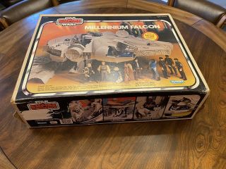 Vintage 1979 Kenner Star Wars Millennium Falcon With Esb Box And Training Ball