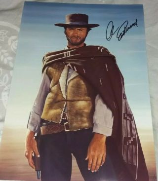 Fist Full Of Dollars Clint Eastwood Picture - Signed - Western - Good,  Bad,  Ugly