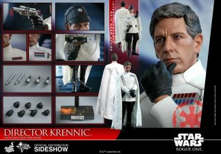 Director Krennic 1:6 Hot Toys Star Wars Rogue One Mms519 W/ Shipper Never Opened