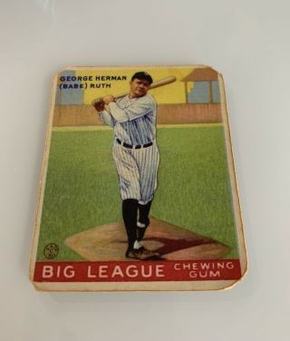 Babe Ruth 1933 Goudey 144 Baseball Card ⚾️ Yankees