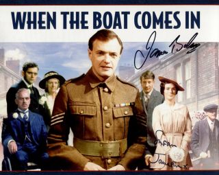 When The Boat Comes In Tv Drama Photo Signed By Susan Jameson & James Bolam