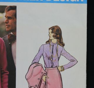 Vtg Vogue Sewing Pattern Couturier Design Sybil Connolly 2998 Coat Skirt Blouse 3