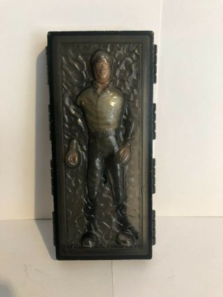 Vintage - Kenner Star Wars Figure Han Solo In Carbonite Block - 1984 - Comes With