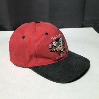 Vintage 1997 NHL Taz Detroit Red Wings No on the Ice Snapback Hat 2