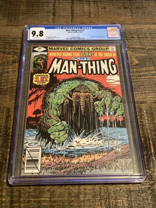 Man Thing Vol.  2 1 Cgc 9.  8 - Newsstand White Pages - Man - Thing
