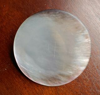 Large Vintage Mother Of Pearl Button