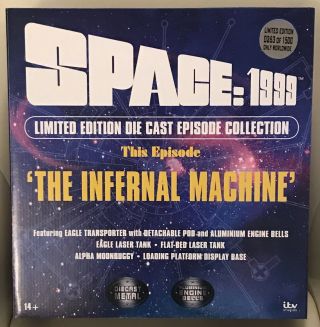 Sixteen 12 Space 1999 Infernal Machine Eagle Transporter Die Cast Limited Ed