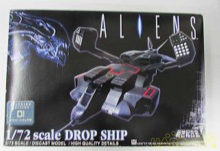 Aliens Drop Ship 01 And Apc 1/72 Scale Diecast Limited Edition Model Set Aoshima