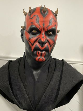 Star Wars 1:1 Darth Maul Sideshow Collectibles Life Size Bust 2