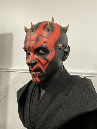 Star Wars 1:1 Darth Maul Sideshow Collectibles Life Size Bust 3