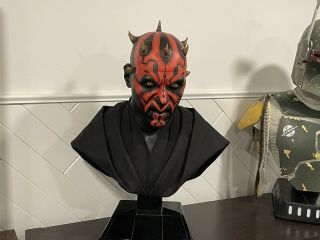 Star Wars 1:1 Darth Maul Sideshow Collectibles Life Size Bust 5